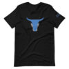 Blue Ox Skull & Horns Logo Short-Sleeve Unisex T-Shirt - Image 3