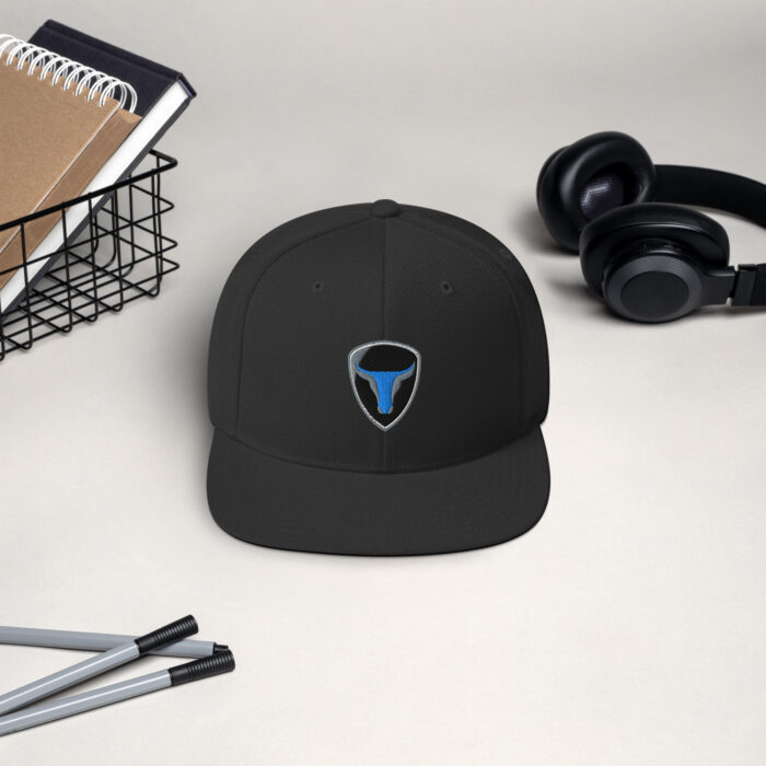 Blue Ox Logo Snapback Hat - Image 6