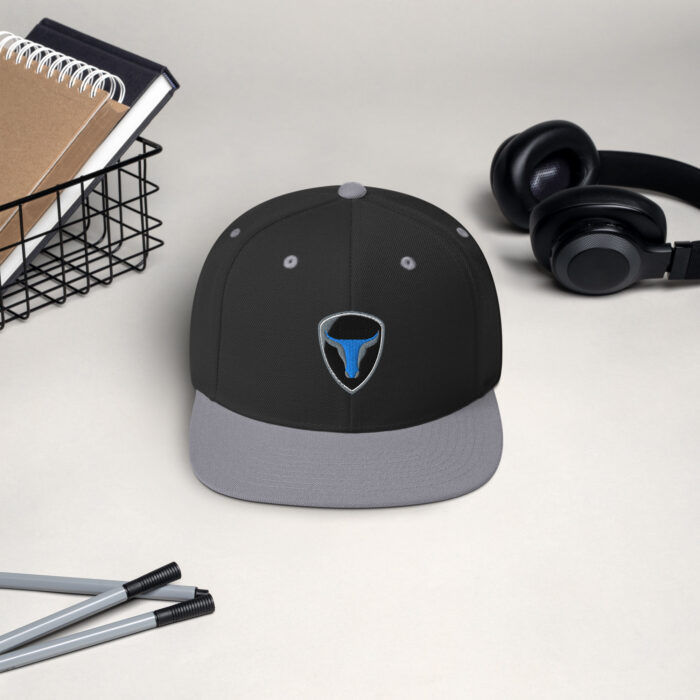 Blue Ox Logo Snapback Hat - Image 7