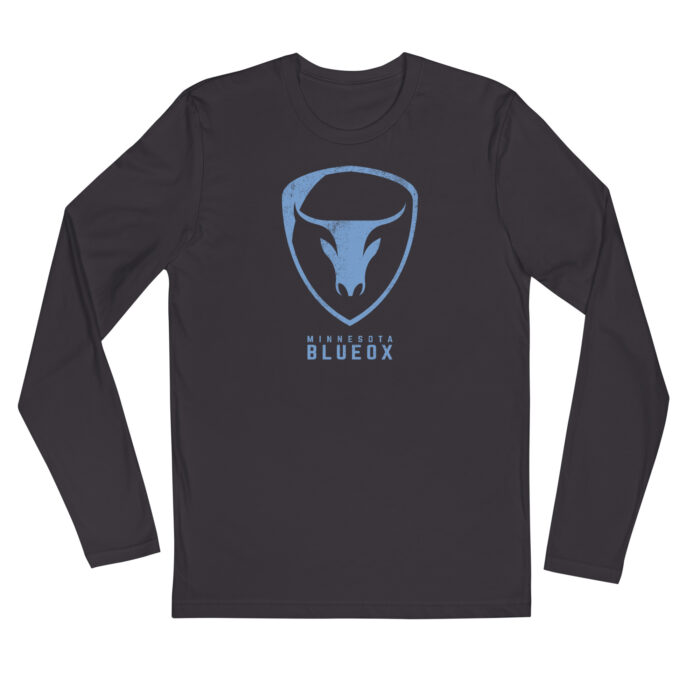 Blue Ox Distressed Long Sleeve Fitted Crew - Image 5