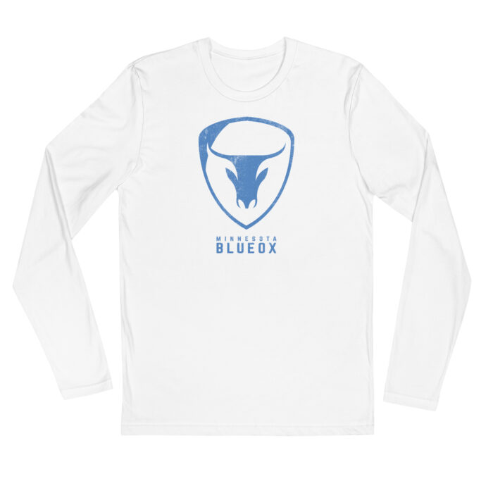 Blue Ox Distressed Long Sleeve Fitted Crew - Image 7