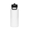 Stainless steel water bottle with a straw lid - Image 2