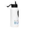Stainless steel water bottle with a straw lid - Image 4