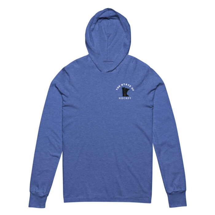 State of Hockey hooded long-sleeve tee
